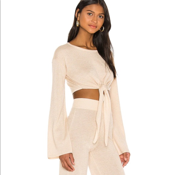 SONG OF STYLE Electra Sweater and Louisa Knit Pant Set Ivory, XS - Picture 8 of 15